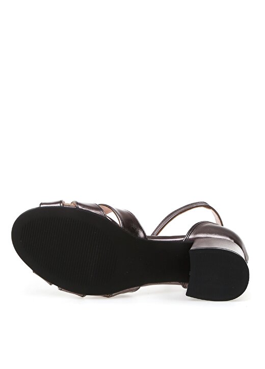 Pierre Cardin Platin Kadın Kalın Topuklu Ayakkabı 54012 3