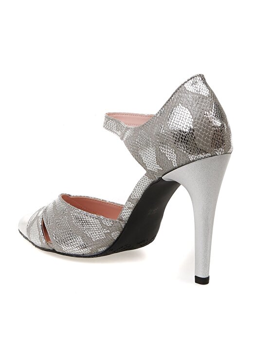 Pierre Cardin Gümüş Kadın Topuklu Ayakkabı 2