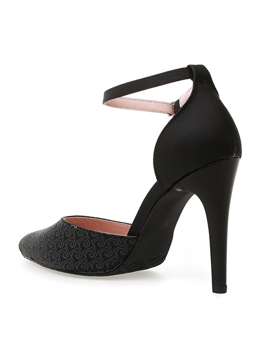 Pierre Cardin 54027 Yazlık Siyah Kadın Topuklu Ayakkabı 2