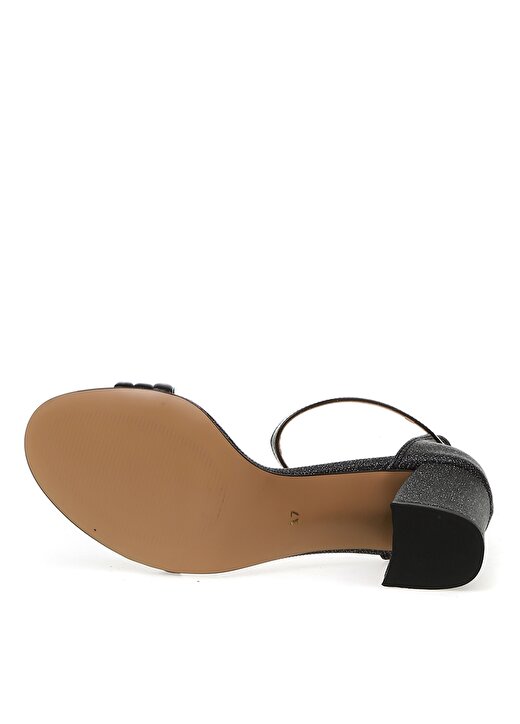 Pierre Cardin 54038 Desenli Yazlık Siyah Kadın Topuklu Ayakkabı 3