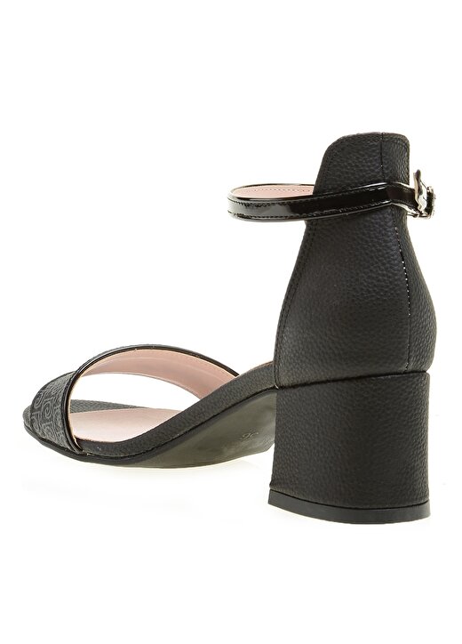 Pierre Cardin 54046 Yazlık Siyah Kadın Topuklu Ayakkabı 2