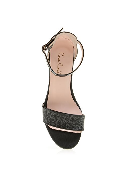 Pierre Cardin 54046 Yazlık Siyah Kadın Topuklu Ayakkabı 4