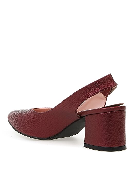 Pierre Cardin 54060 Yazlık Bordo Kadın Topuklu Ayakkabı 2