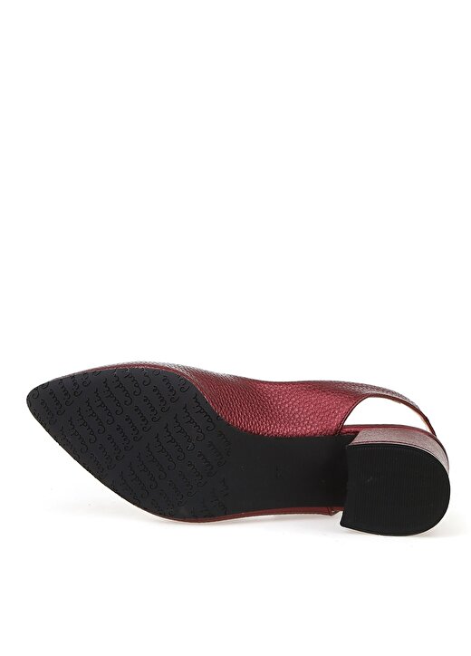 Pierre Cardin 54060 Yazlık Bordo Kadın Topuklu Ayakkabı 3