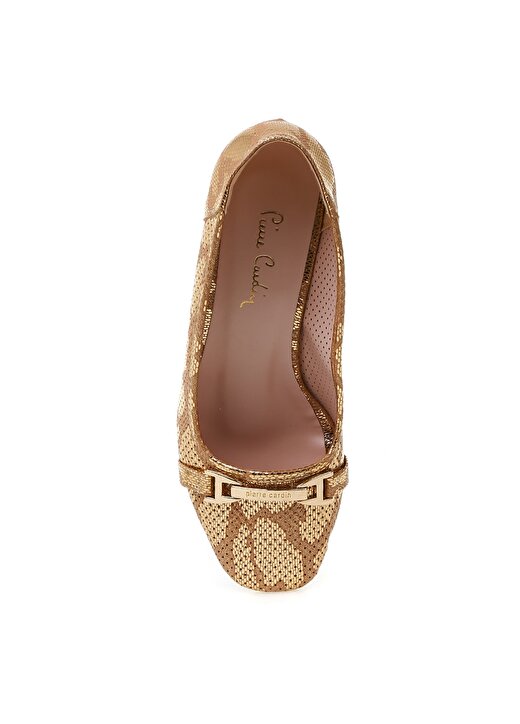 Pierre Cardin Altın Kadın Topuklu Ayakkabı 54076 4