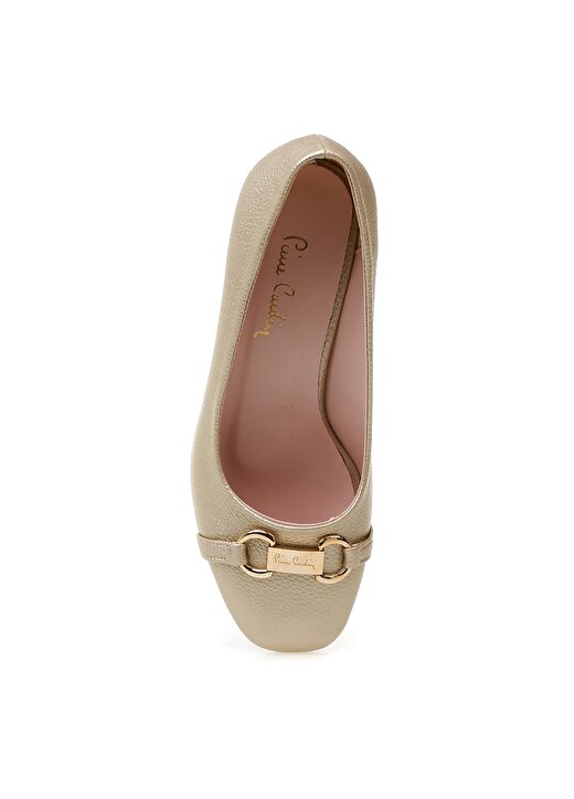 Pierre Cardin 54152 Yazlık Altın Kadın Topuklu Ayakkabı 4