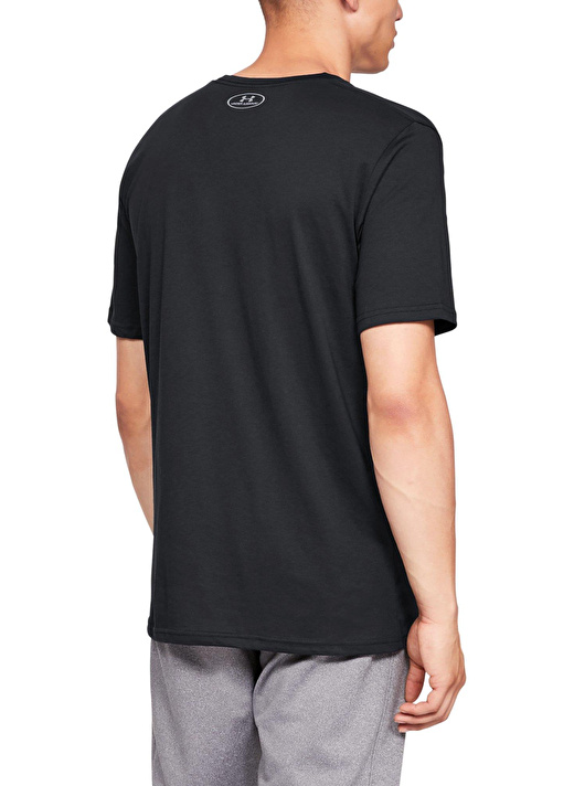 Under Armour 1326799-001-S-Style Yuvarlak Yaka Kısa Kollu Bol Kesim Ter Tutmayan Siyah Erkek T-Shirt 2