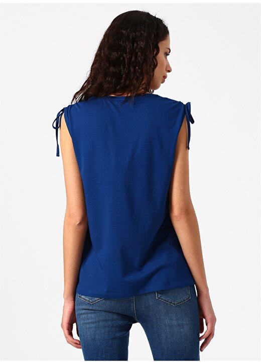 Pierre Cardin Askısı Drapeli Lacivert T-Shirt 4