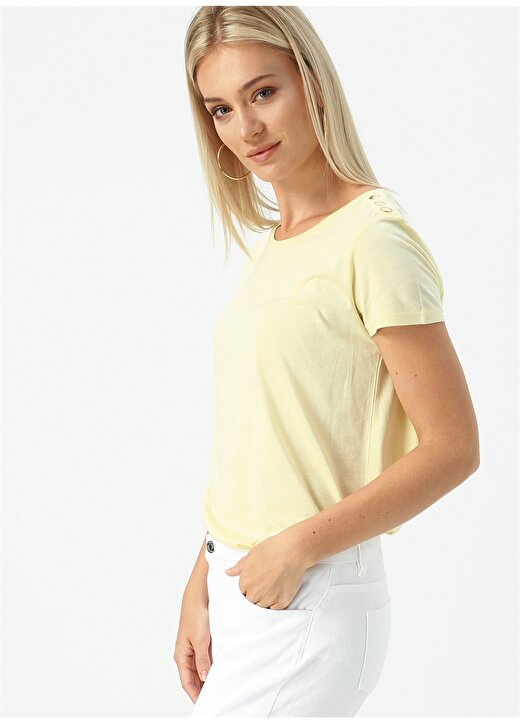 Pierre Cardin Açık Sarı Kadın T-Shirt G022SZ011.762224 3