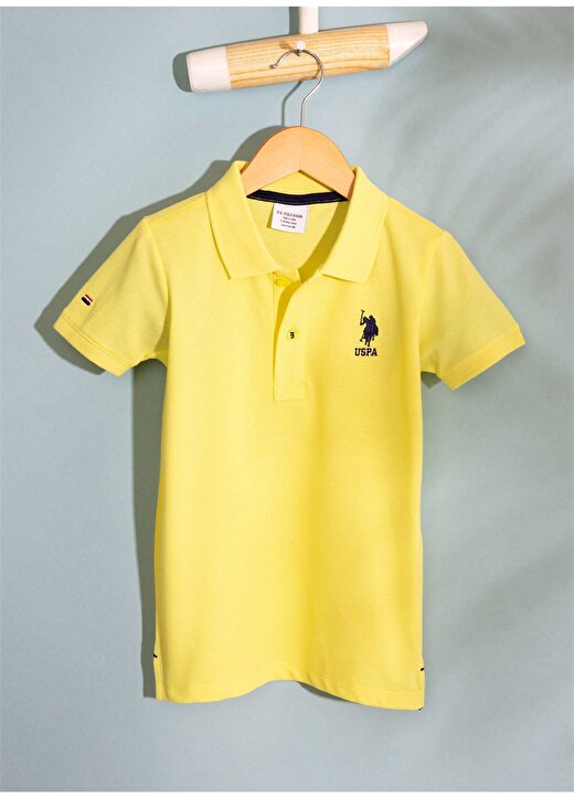 U.S. Polo Assn. Limon Rengi Erkek Çocukt-Shirt 1