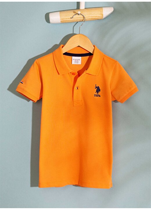 U.S. Polo Assn. Polo Yaka Turuncu T-Shirt 1