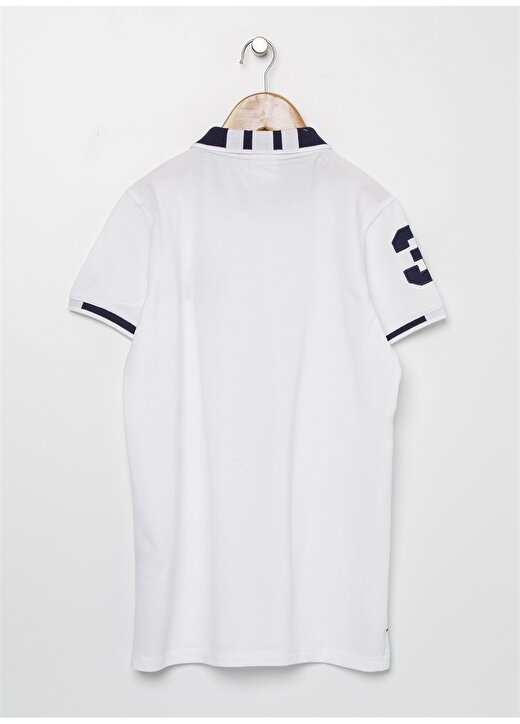 U.S. Polo Assn. Düz Beyaz Erkek Çocuk T-Shirt 739814 2