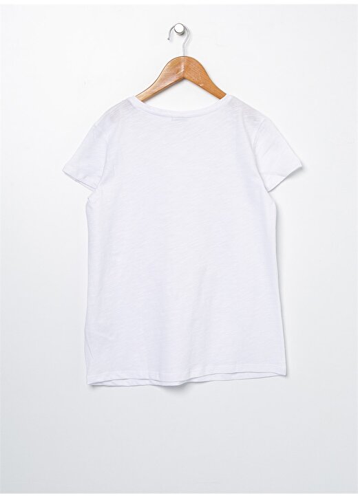 U.S. Polo Assn. Beyaz Kız Çocuk T-Shirt 2