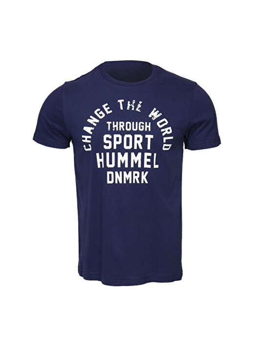 Hummel Hmlfaun T-Shirt S/S Lacivert Erkek T-Shirt 2