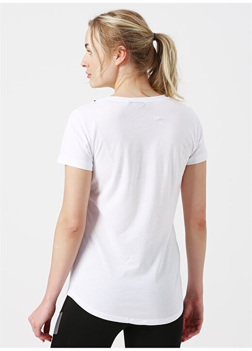 Hummel Baskılı Beyaz T-Shirt 4