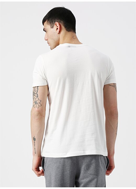Hummel Beyaz Baskılı T-Shirt 4