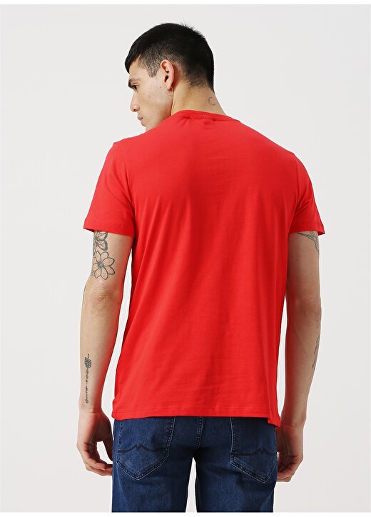 Limon Baskılı Kırmızı T-Shirt 4