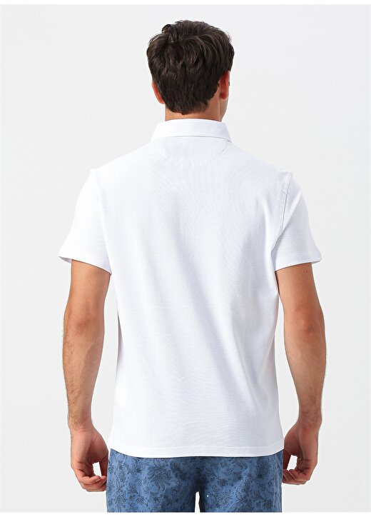 George Hogg Beyaz Düz T-Shirt 3