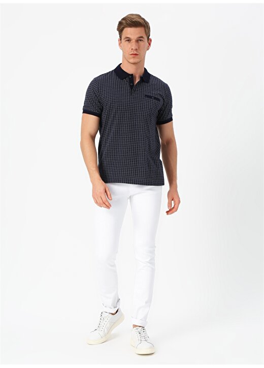 Cotton Bar Lacivert Polo T-Shirt 2
