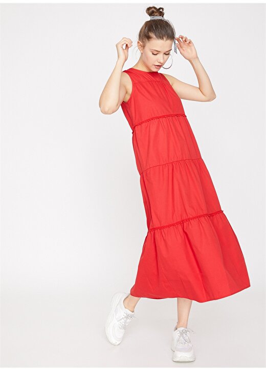 Koton Kırmızı Elbise 1