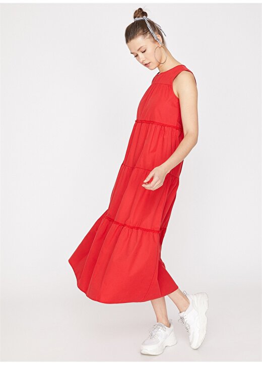 Koton Kırmızı Elbise 2