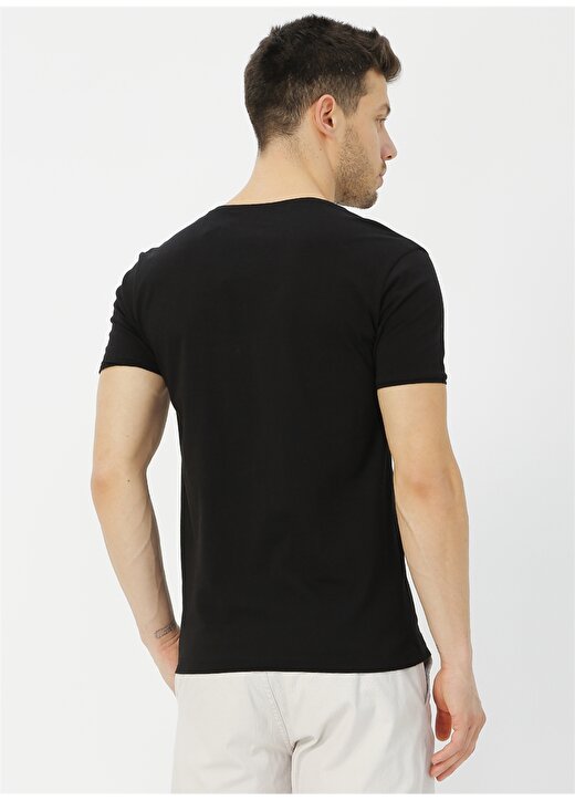 Twister Jeans Siyah Baskılı T-Shirt 4
