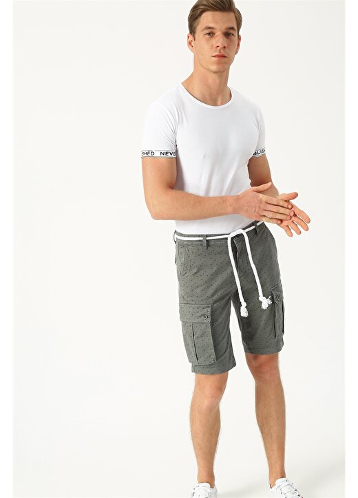 Twister Jeans Kolları Yazılı Beyaz T-Shirt 1