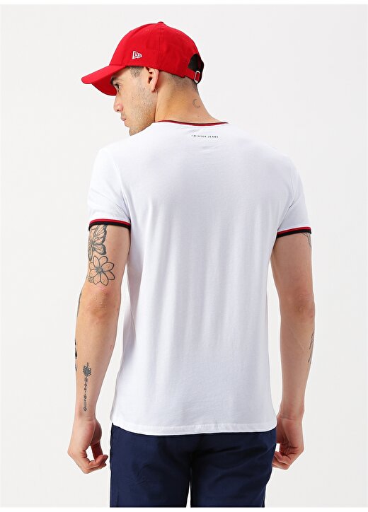 Twister Jeans Yazılı Beyaz T-Shirt 4