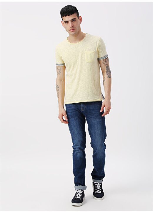 Twister Jeans 1371 Limon Bisiklet Yaka Erkek T-Shirt 3