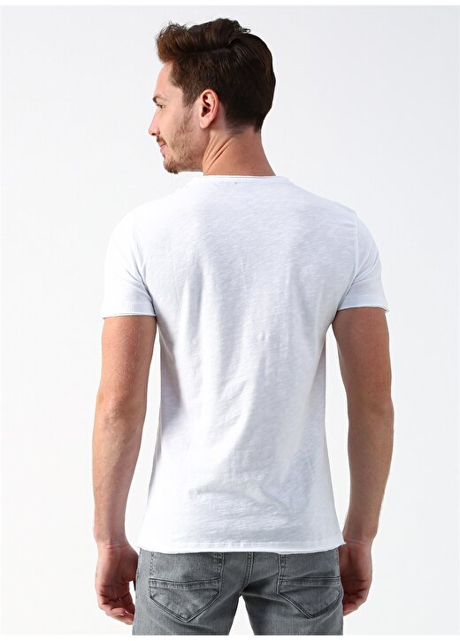 Twister Jeans Baskılı Beyaz T-Shirt 4