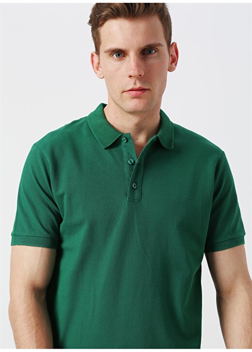 Altınyıldız Classic Polo Yaka Yeşil T-Shirt 3