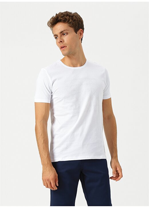 Beymen Business Beyaz Slim Fit T-Shirt 3