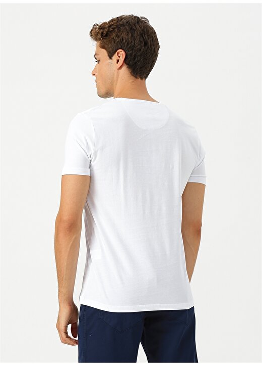 Beymen Business Beyaz Slim Fit T-Shirt 4