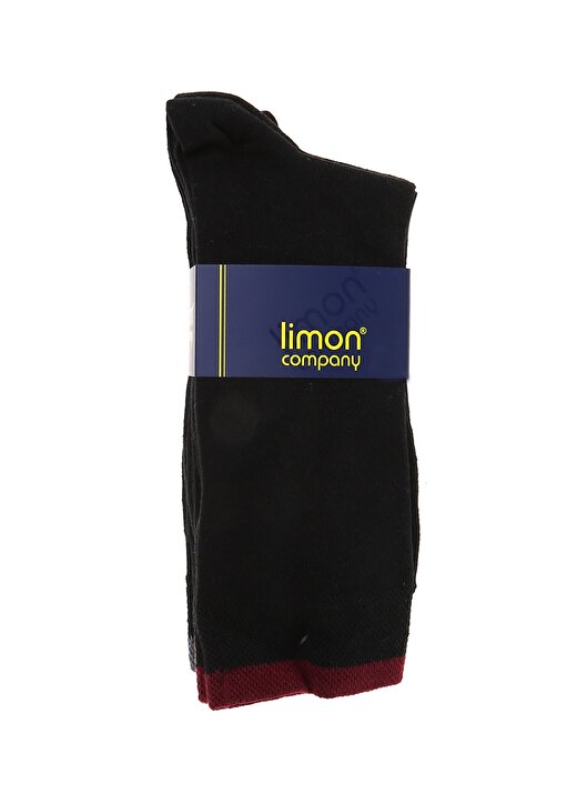 Limon 4''Lü Siyah Erkek Soket Çorap 2