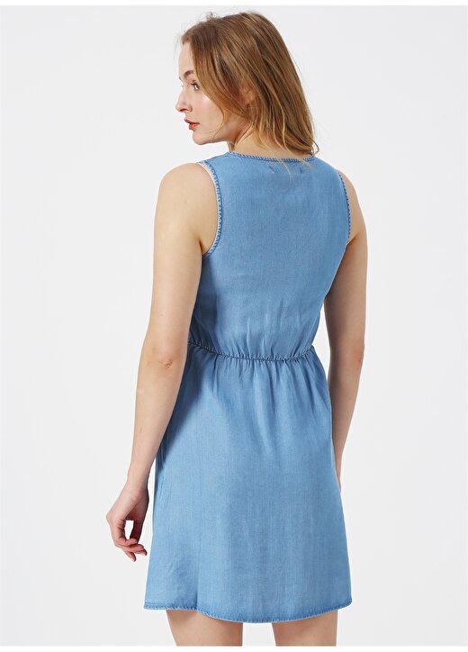 Vero Moda Mavi Kadın Elbise 4