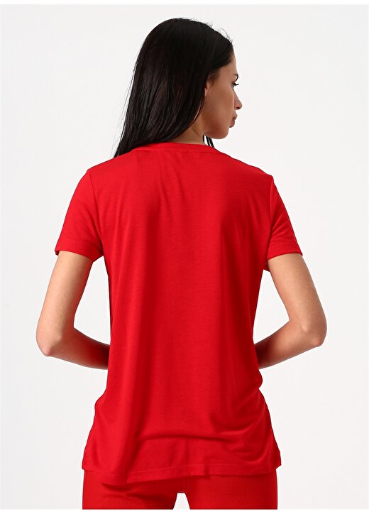 Vero Moda V Yaka Kırmızı Kadın T-Shirt 4