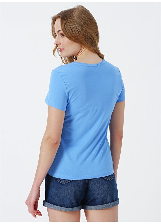 Vero Moda Açık Mavi Kadın T-Shirt 4