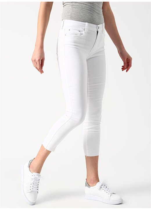 Aeropostale Skinny Fit Beyaz Denim Pantolon 3