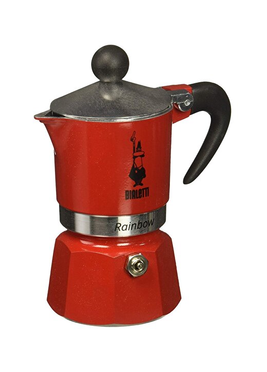 Bialetti Rainbow 1 Cup Rossa French Press 2