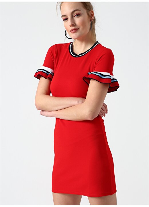 Koton Kırmızı Spor Elbise Elbise 3