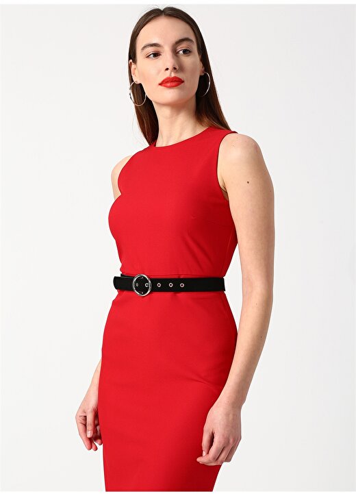 Koton Kırmızı Kadın Elbise 4