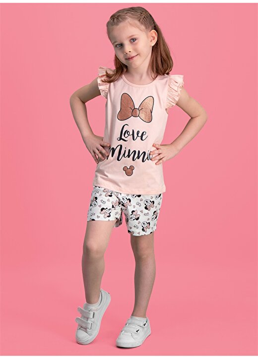 Roly Poly Kız Çocuk Pembe Pijama Takımı 1