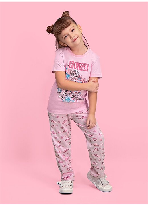 Roly Poly Pembe Kız Çocuk Pijama Takımı 1