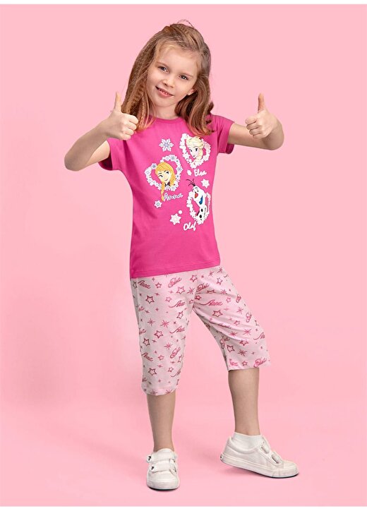 Roly Poly Kız Çocuk Fuşya Pijama Takımı 1