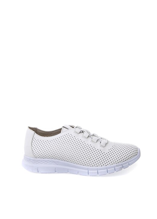 Cotton Bar Beyaz Düz Ayakkabı 1