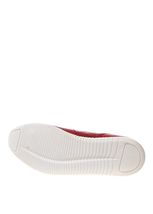 Cotton Bar Kırmızı Düz Ayakkabı 3
