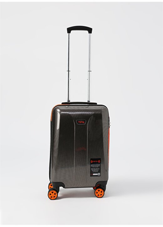 My Bag Smart Rfıd Luggage Orange S Çekçekli Sert Valiz 1