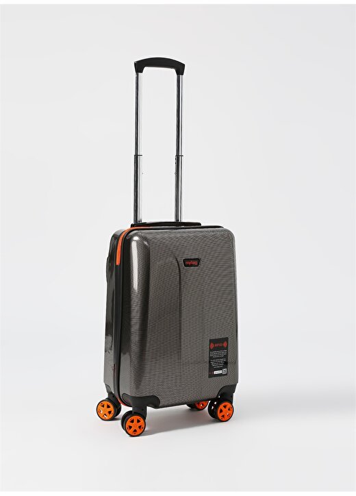 My Bag Smart Rfıd Luggage Orange S Çekçekli Sert Valiz 2