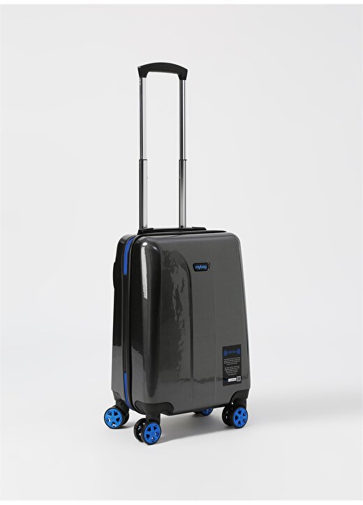 My Bag Smart Rfıd Luggage Blue S Çekçekli Sert Valiz 2