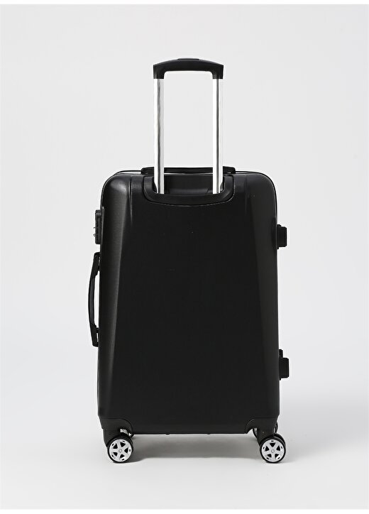 My Bag Smart Rfid Luggage Siyah M Orta Boy Çekçekli Sert Valiz 4